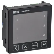 Амперметр цифровой щитовой трехфазный RS-485 96х96 LED MASTER
