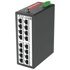 Коммутатор промышленный неуправляемый ISU-430 Ethernet 16 портов 10/100BaseT разъем RJ45 24В AC/12/24/48В DC с резервированием