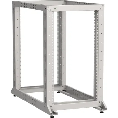 LINEA F Стойка двухрамная 33U 600х600-1000мм серая