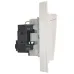 BRITE Комплект 1-местная с заземлением с защитными шторками и крышкой 16А IP44 2 штуки в сборе с двойной рамкой РСбш10-3-44-БрБ белый