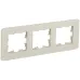 BRITE Рамка 3-местная РУ-3-2-Бр стекло песчаный RE BRITE Рамка 3-местная РУ-3-2-Бр стекло песчаный RE