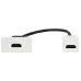 PRIMER РКМ-10-00-П Розетка HDMI M/M (1 модуль) белая