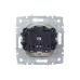 BRITE Розетка 1-местная с заземлением с защитными шторками и крышкой 16А IP44 РСбш10-3-44-БрЖ жемчуг