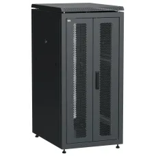 ITK LINEA N 24U 600х800мм распаш. перф. дв. задн. перф. чер.