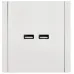 FORTE&PIANO Розетка USB A+A 3,1А FP249 белый