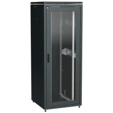 ITK LINEA N 42U 800х800мм стекл. пер. дв. задн. металл. чер.