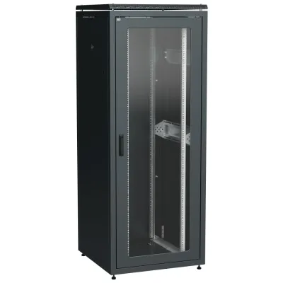 ITK LINEA N 42U 800х800мм стекл. пер. дв. задн. металл. чер.