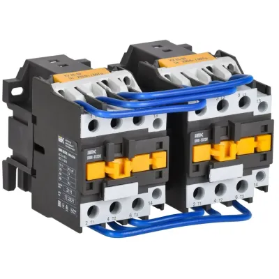 Контактор КМИ-23230 реверс 32А 230В/АС3 2NO