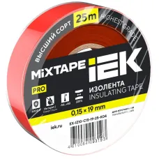 MIXTAPE PRO Изолента 0,15х19мм красная 25м
