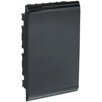 Корпус модульный пл. встр. ЩРВ-П-36 PRIME черный IP41 IEK