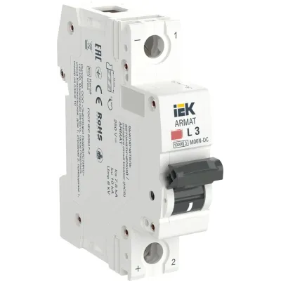 ARMAT Авт. выкл. M06N-DC 1P L 3А IEK
