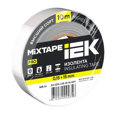 MIXTAPE PRO Изолента 0,15х15мм белая 10м