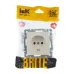 BRITE Розетка 1-местная с заземлением без защитных шторок 16А РС11-1-0-БрЖ жемчуг