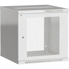 Шкаф LINEA WE 18U 600x650мм дверь перфорированная серый
