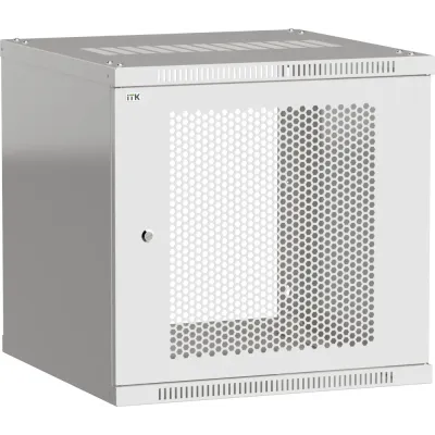 Шкаф LINEA WE 18U 600x650мм дверь перфорированная серый