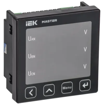 Вольтметр цифровой щитовой трехфазный RS-485 96х96 LED MASTER