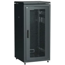 ITK Шкаф сетевой 19'' LINEA N 18U 600х800 мм перфорированная передняя дверь черный