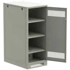 LINEA B Шкаф аккумуляторный (пустой) 1450х600х950мм металлическая дверь серый