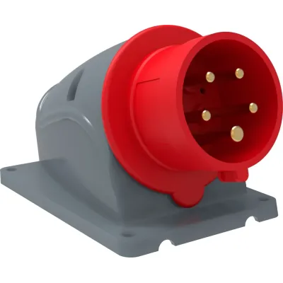 Вилка стационарная ССИ-515 16А-6ч/200/346-240/415В 3Р+РЕ+N IP44 MAGNUM ИЭК