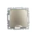 BRITE Розетка 1-местная с заземлением с защитными шторками и крышкой 16А IP44 РСбш10-3-44-БрШ шампань