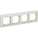 BRITE Рамка 4-местная РУ-4-Бр бежевый/жемчужный BRITE Рамка 4-местная РУ-4-Бр бежевый/жемчужный