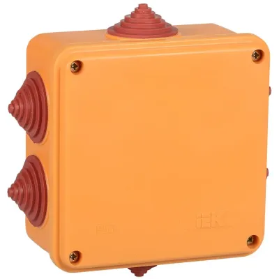 Коробка расп. огн. ПС 100х100х50мм 4P 6мм2 IP55 6 вв. IEK