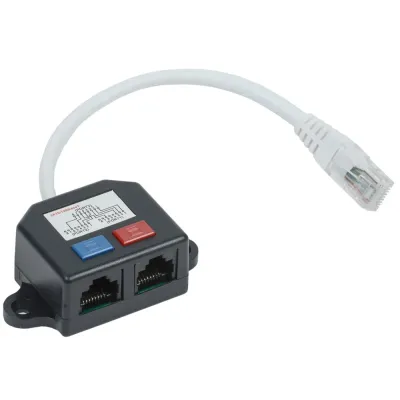 Разветвитель (Y-адаптер) кат.5E 2xRJ45-1хRJ45