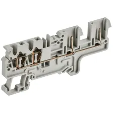 ARMAFIX Клемма пружинная CX2,5-4-2B разъемная 2,5мм2 четырехконтактная (2 зажима 2 разъема) серая