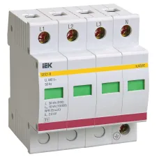 Огр-ль имп. перенапр. ОПС1-B 4Р In=30kA Un=400B Im=60kA ИЭК