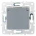 SKANDY Розетка 1-местная с заземлением с защитными шторками и крышкой 16А IP44 SK-R11Gr серый