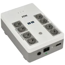 ELECTRA ST8 ИБП Линейно-интерактивный 800ВА/480Вт LED АКБ 1х9AH 8хSchuko USB 4хUSB зарядки