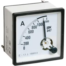 Амперметр Э47 1000/5А кл. точн. 1,5 96х96мм