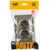 BRITE Розетка 2-местная с заземлением без защитных шторок 16А в сборе РС12-3-БрШ шампань