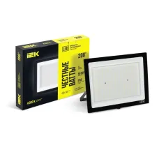 Прожектор LED СДО 06-200 IP65 4000К черный IEK
