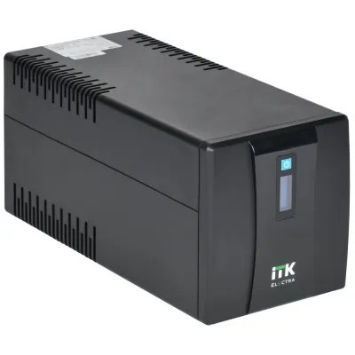 ITK ELECTRA ET Линейно-интерактивный 1,5кВА/900Вт однофазный с LCD дисплеем с АКБ 2х9AH USB порт розетки Schuko