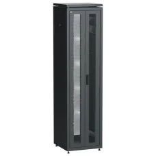 ITK LINEA N 47U 600х600мм распаш. перф. дв. задн. перф. чер.