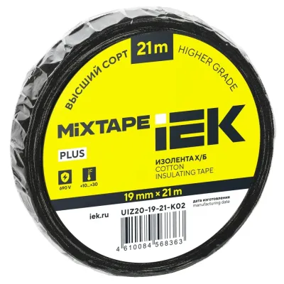 MIXTAPE PLUS Изолента Х/Б 19мм 21м