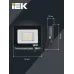Прожектор СДО 06-10 светодиодный черный IP65 6500 K IEK