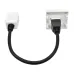 PRIMER РКМ-20-10-П Розетка мультимедийная HDMI M/M (2 модуля) белая