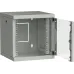LINEA WS Шкаф 10'' 9U 320х310мм дверь обзорная со стеклом серый