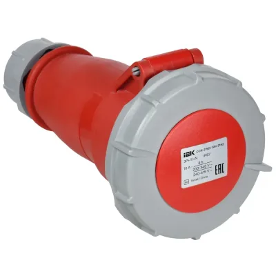 Розетка переносная ССИ-2152 16А-6ч 380В 3P+PE+N IP67