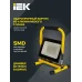 Прожектор LED СДО 06-50П переносной 6500К IP65 черный IEK