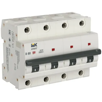 ARMAT Автоматический выключатель M10H 4P D 80A