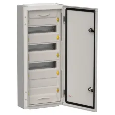TITAN 5 Корпус металлический ЩРн-48 (1х48) 710х310х140мм IP54 серый (одна дверь)