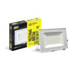 Прожектор LED СДО 06-50 IP65 6500K белый IEK