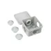 Коробка расп. КМ41236 о/п 70х70х40мм IP44 4 вв. серая IEK