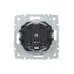 BRITE Розетка 1-местная с заземлением с защитными шторками и крышкой 16А IP44 РСбш10-3-44-БрТБ темная бронза