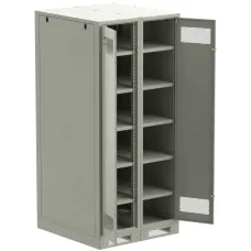 LINEA B Шкаф аккумуляторный (пустой) 2000х900х950мм двустворчатая металлическая дверь серый