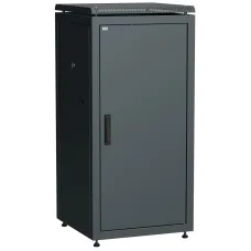 ITK Шкаф сетевой 19'' LINEA N 18U 600х800 мм металлическая передняя дверь черный
