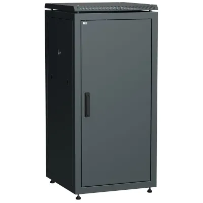ITK Шкаф сетевой 19'' LINEA N 18U 600х800 мм металлическая передняя дверь черный